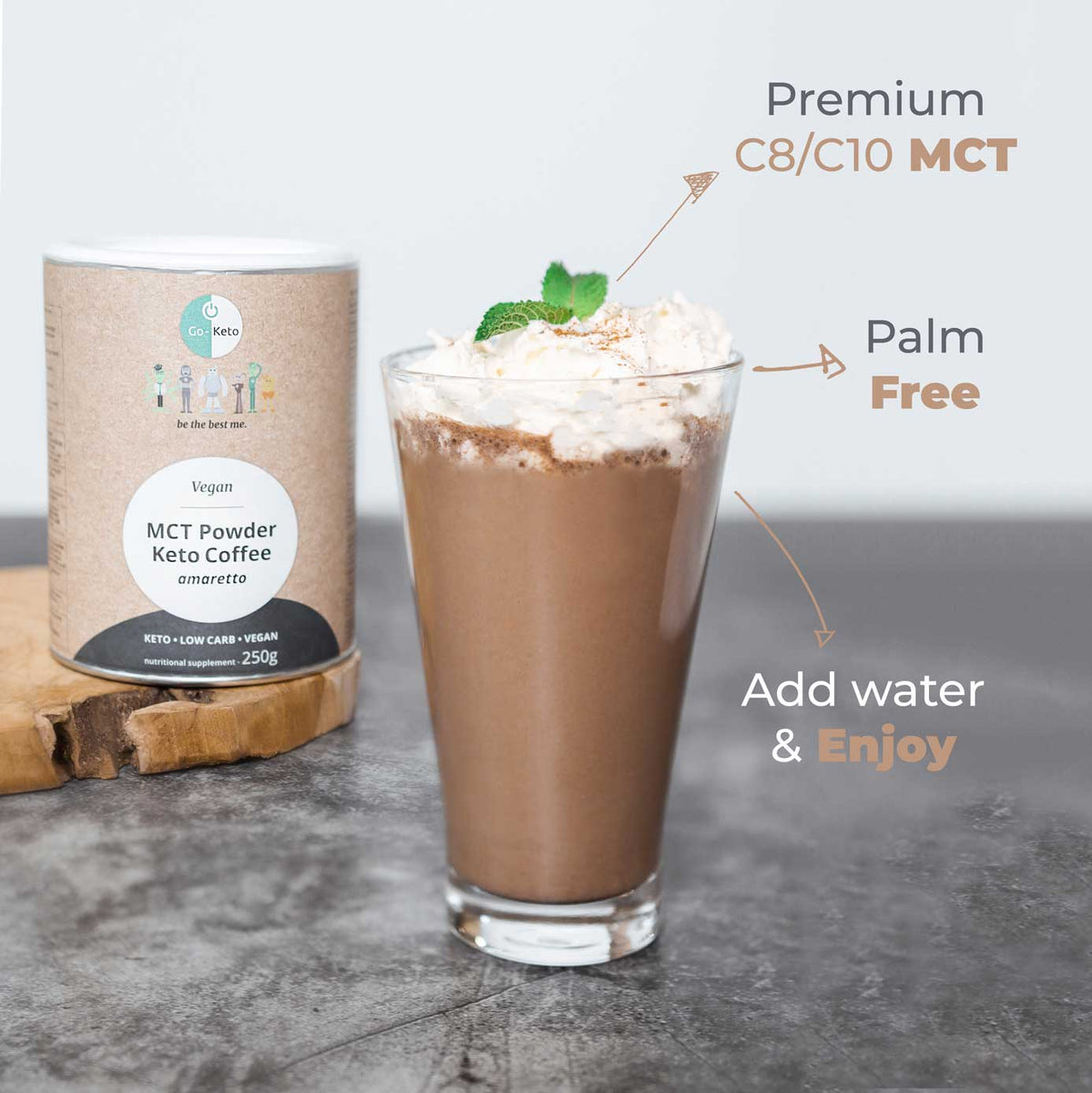In need of Go-Keto MCT Powder Keto Coffee Almond 250gr?