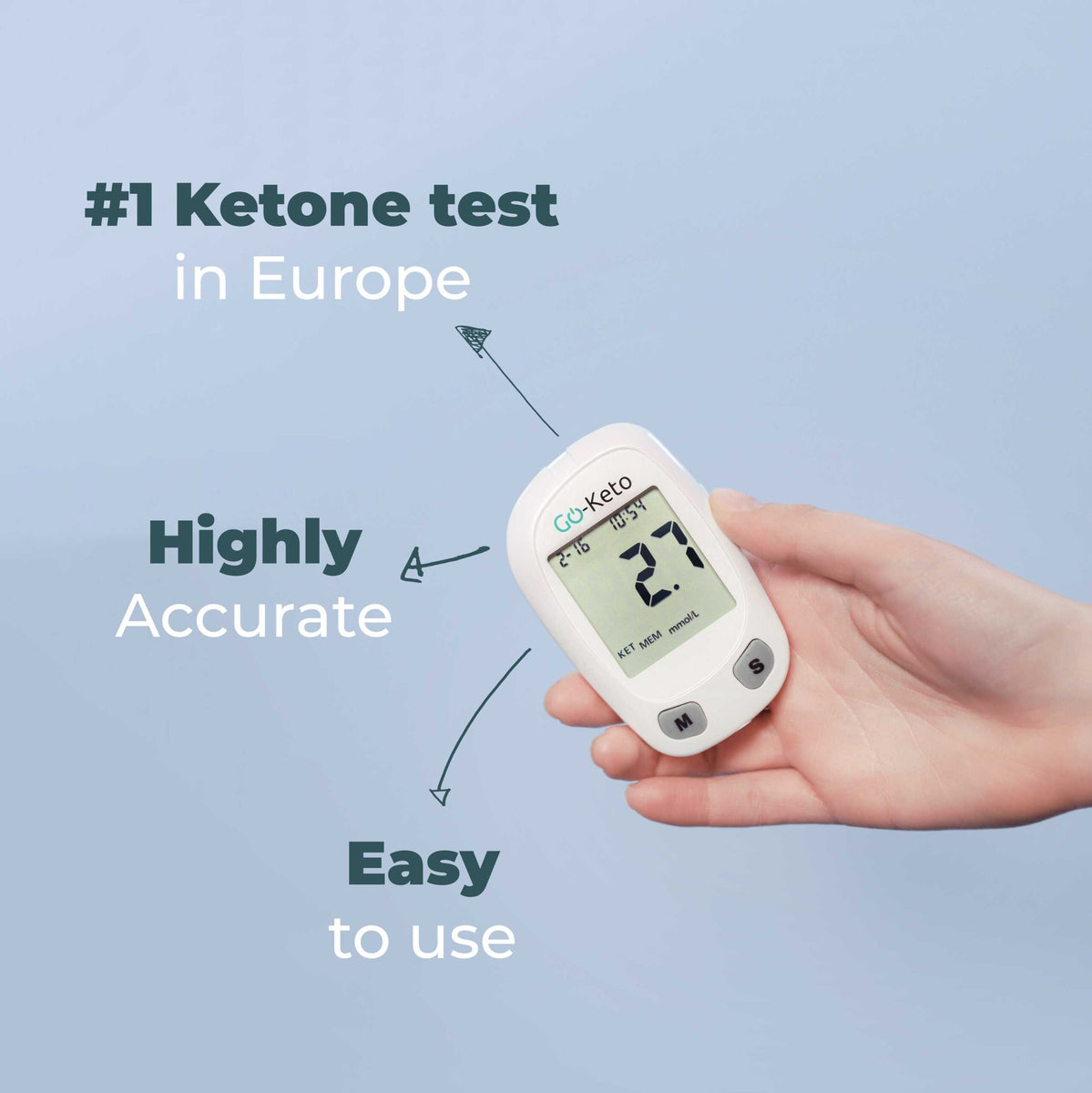 Best Ketone Test Dual Blood Ketone and Blood Glucose Test Meter
