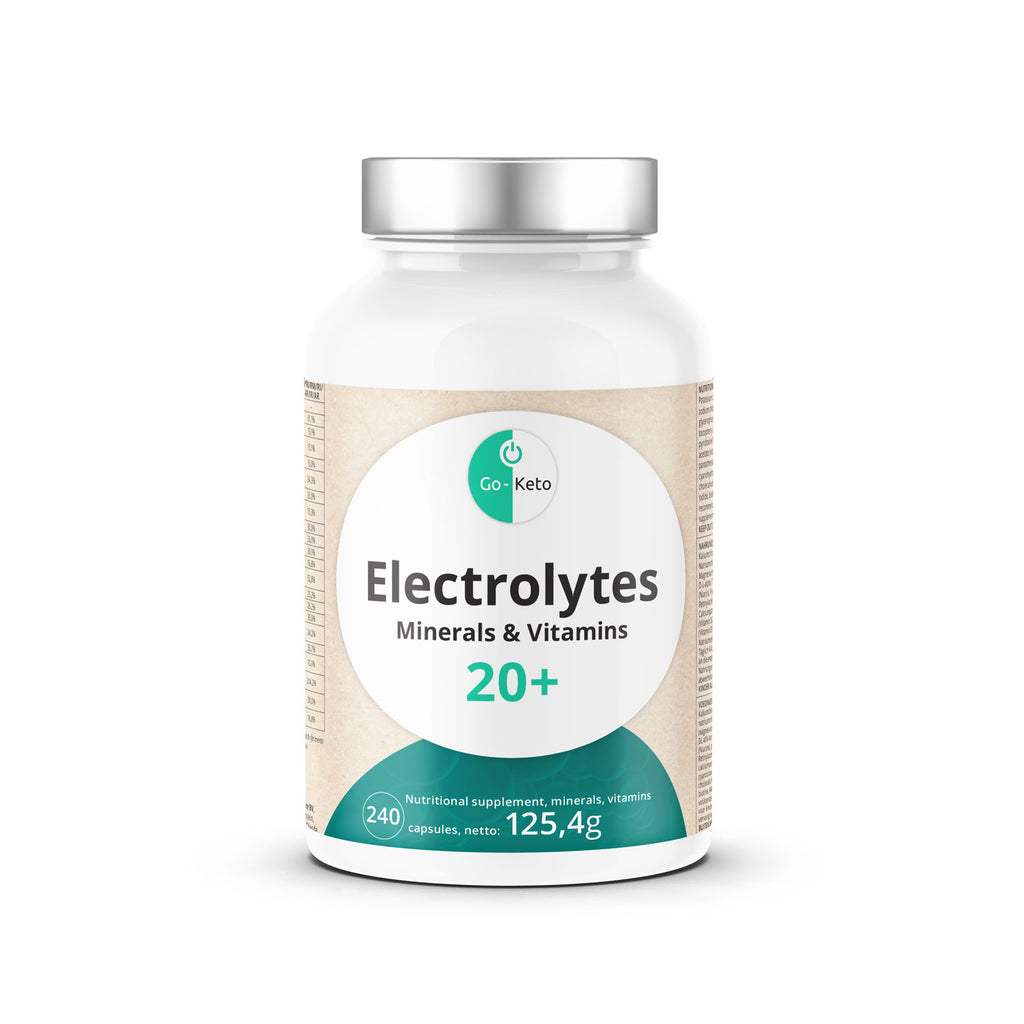 VEGAN 20+ Electrolytes Minerals Vitamins x240 Go-Keto