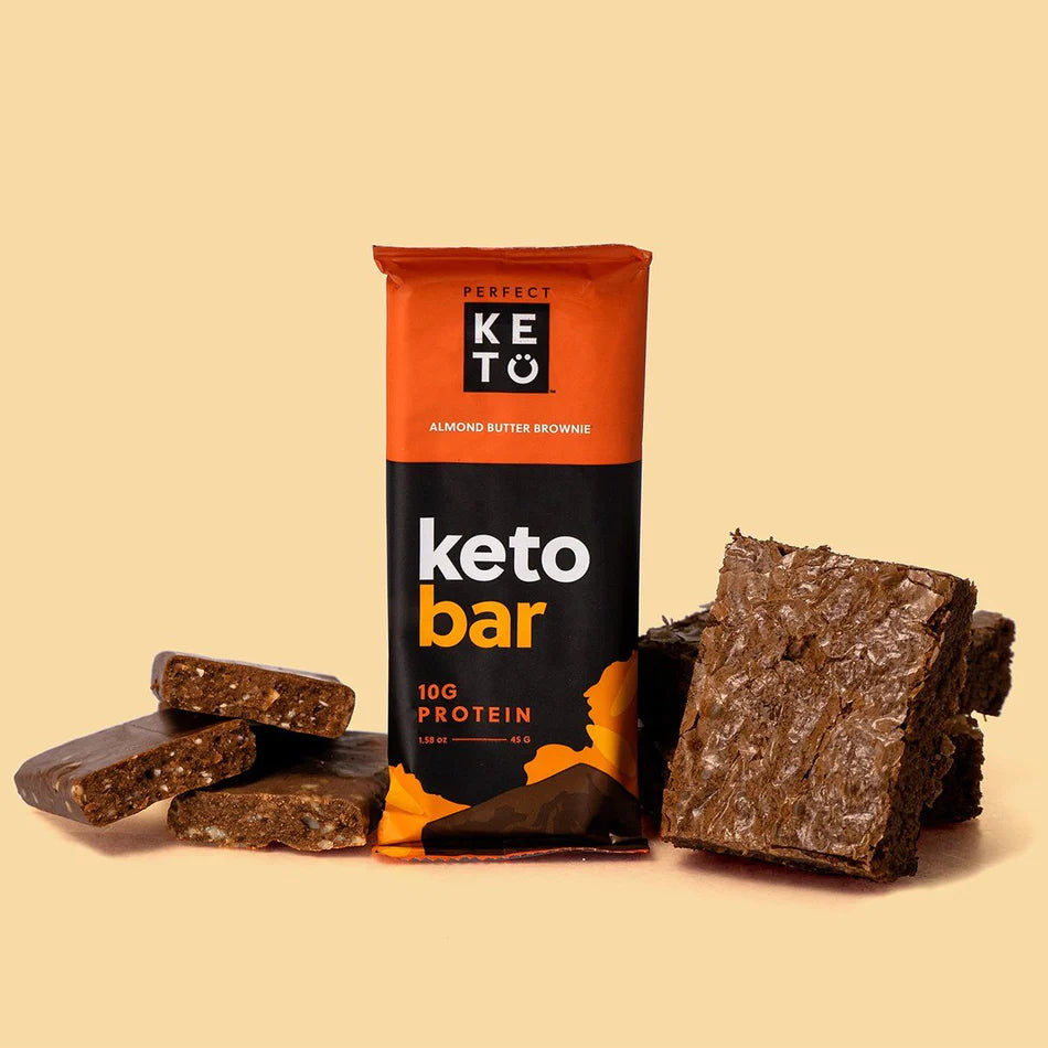 Perfect Keto <br>Almond Butter Brownie Bar x12