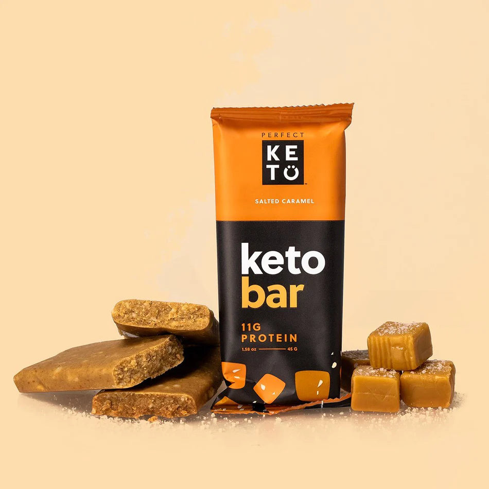 Perfect Keto <br>Salted Caramel Bar x12
