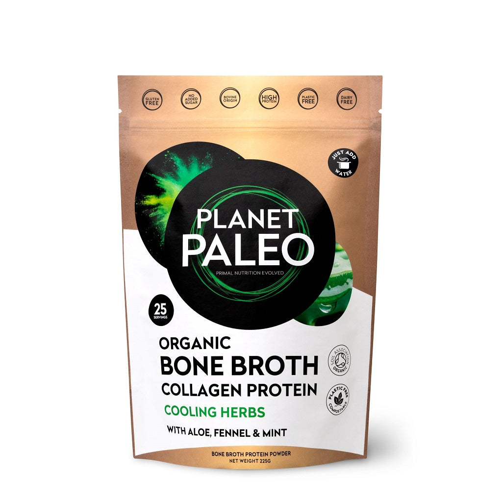 Organic Bone Broth Collagen Protein Cooling Herbs 225g