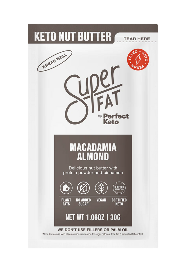 Keto-Nussbutter Macadamia-Mandel x10