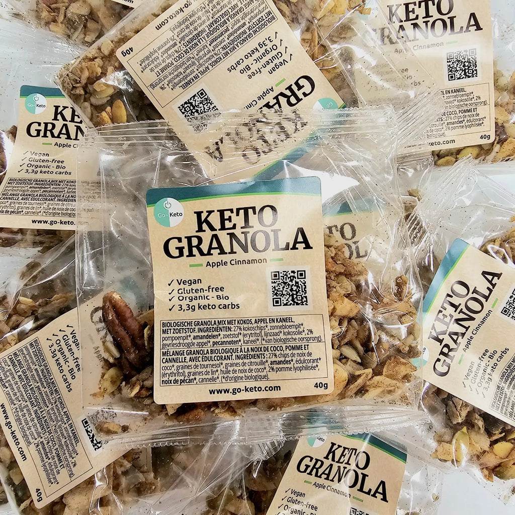 Single Serve Bio Granola - Go-Keto Apple Cinnamon 20*40g Go-Keto