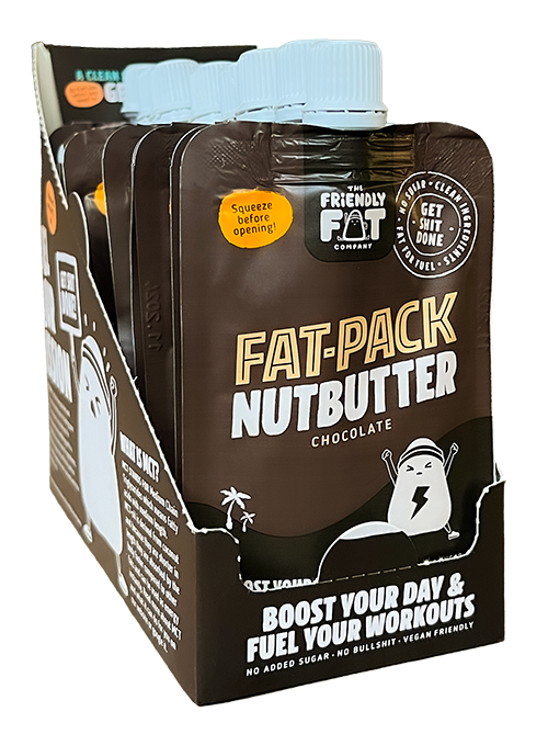 Fat Pack Nussbutter Schokolade 40gr The Friendly Fat Company