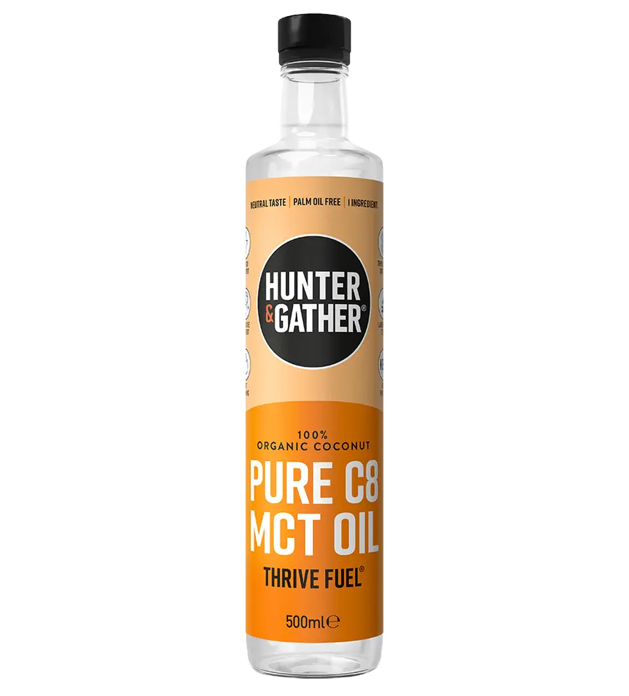 Premium MCT Oil C8 500ml Hunter & Gather - KetoFitShop