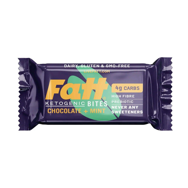 Keto Bites Chocolate Mint Live Fatt 35g