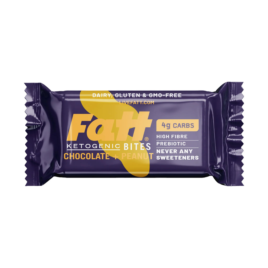 Chocolate + Peanut Bites FattBar