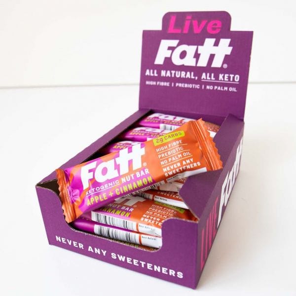 Barre Keto Pomme Cannelle Live Fatt 30g x20