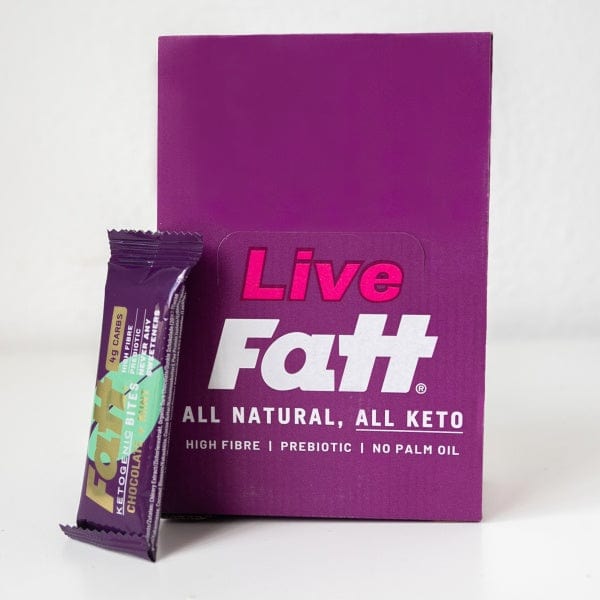 Keto Bites Schokolade Minze Live Fatt 35g x16