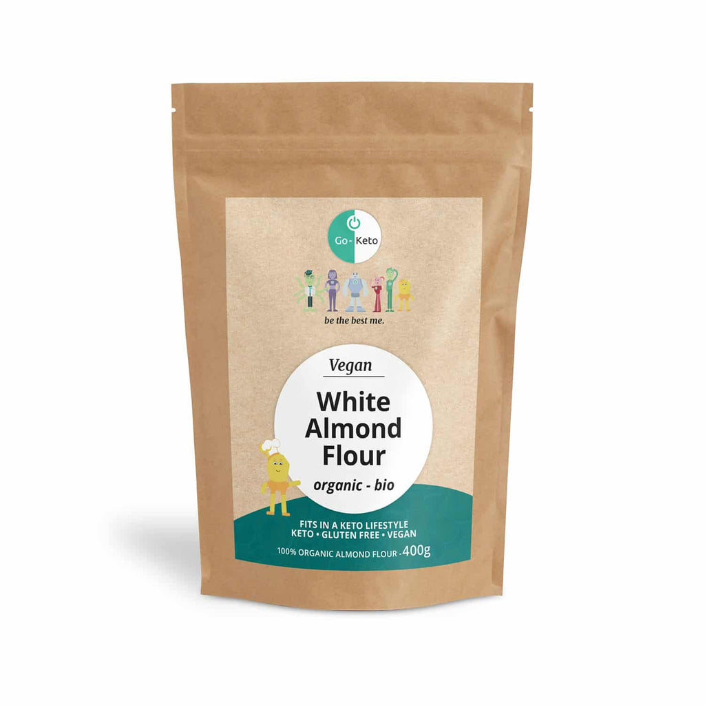Go-Keto <br>Bio White Almond Flour 400gr
