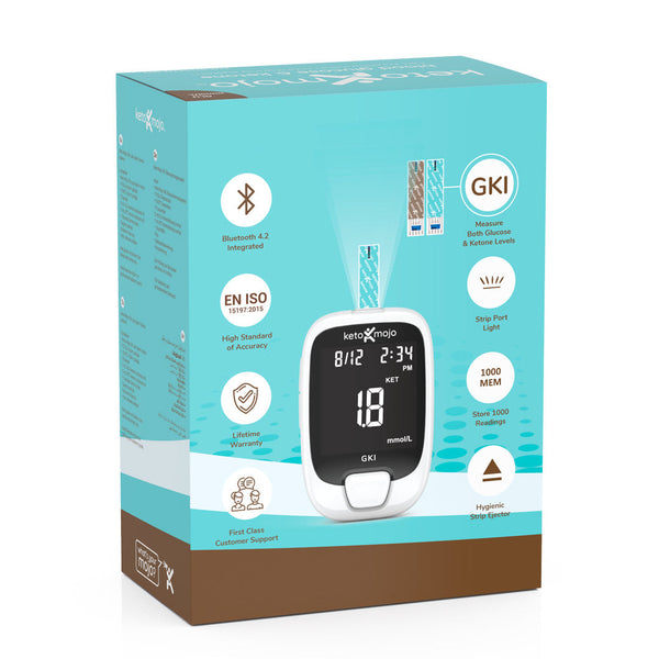 Glucose Ketone Meter Kickstart Set (60 ketone strips & 50 glucose