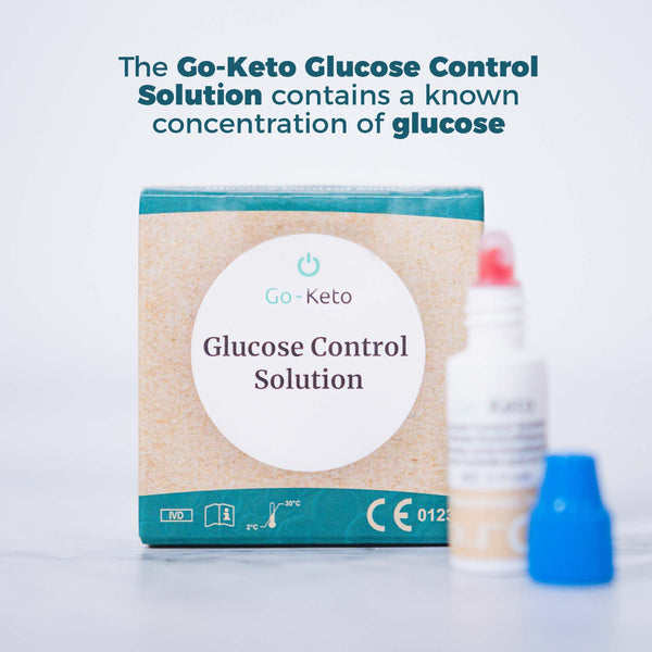 Glucose Controle Vloeistof Go-Keto x3