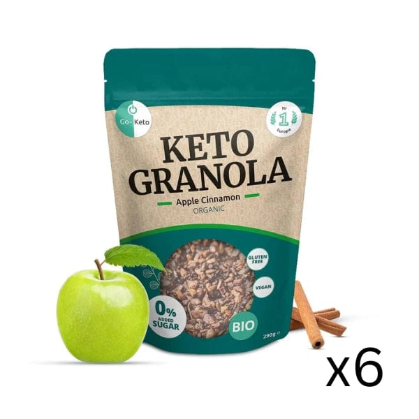 Bio Keto Granola Appel Kaneel Go-Keto 290g x6