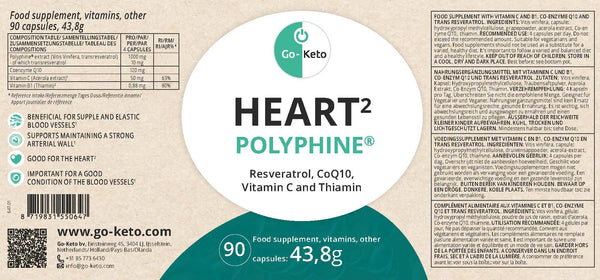 Good for Heart, Polyphine x90  Go-Keto