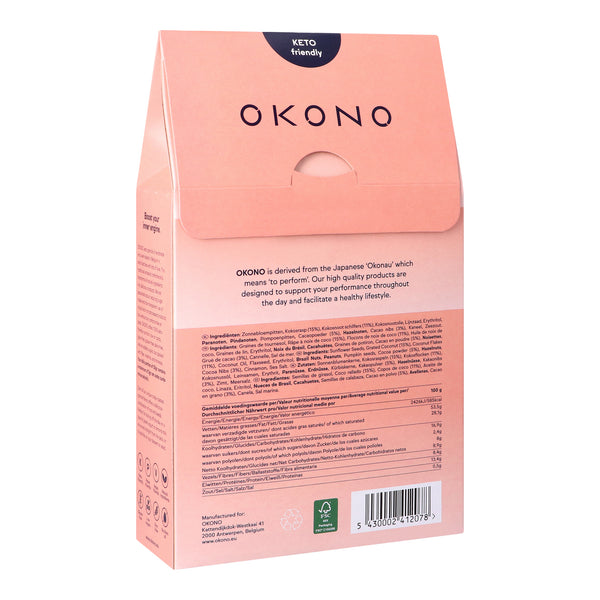 OKONO<br> Keto Granola Cocoa Power – Kokos & Cacao