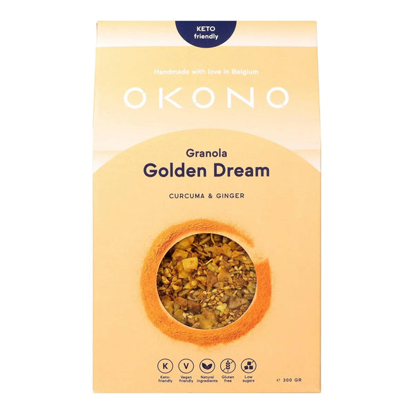 Keto Granola Golden Dream Curcuma & Ginger OKONO 300g