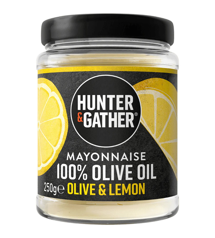 Hunter & Gather <br>Olive Oil Mayonnaise Lemon 250gr