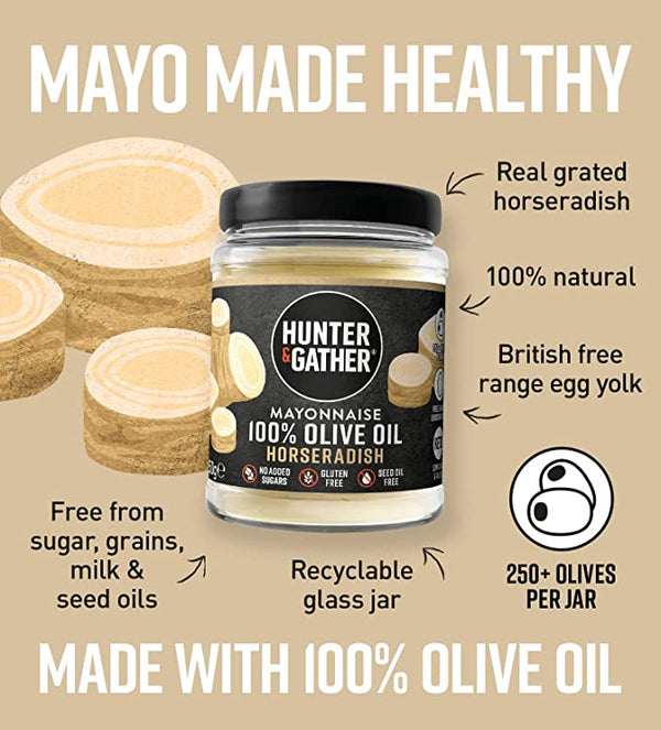 Olive Oil Mayonnaise Horseradish 250gr