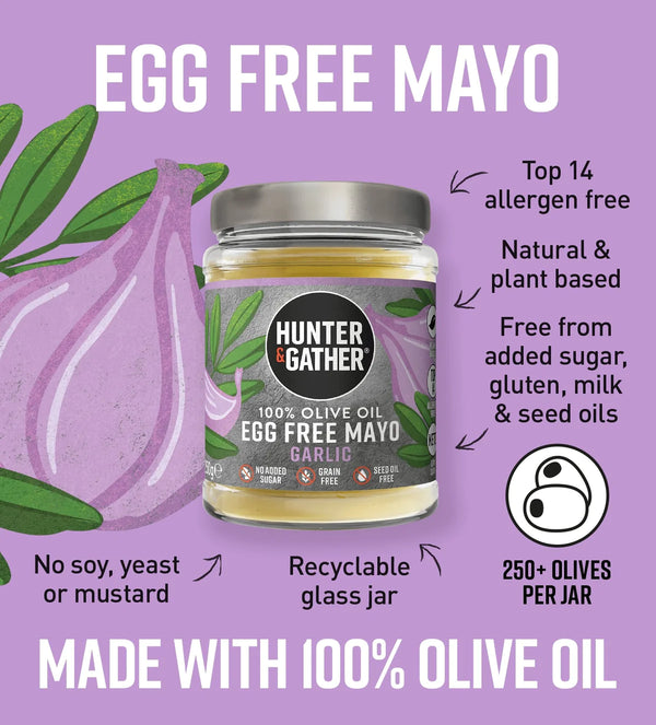 Egg Free Mayonnaise Garlic 250gr
