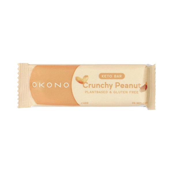 Keto Bar Crunchy Peanut OKONO 40g