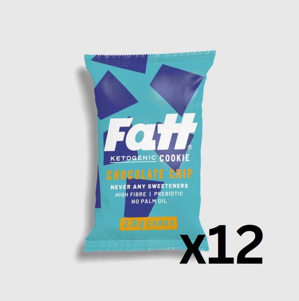 Keto Koekje Chocolade Chips Live Fatt 30g x12