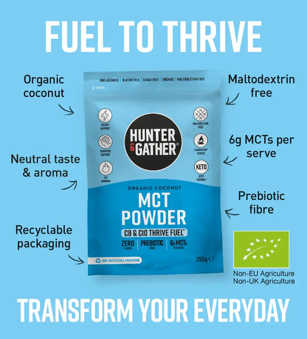 Bio MCT Powder C8/C10 Hunter & Gather 250g Hunter & Gather