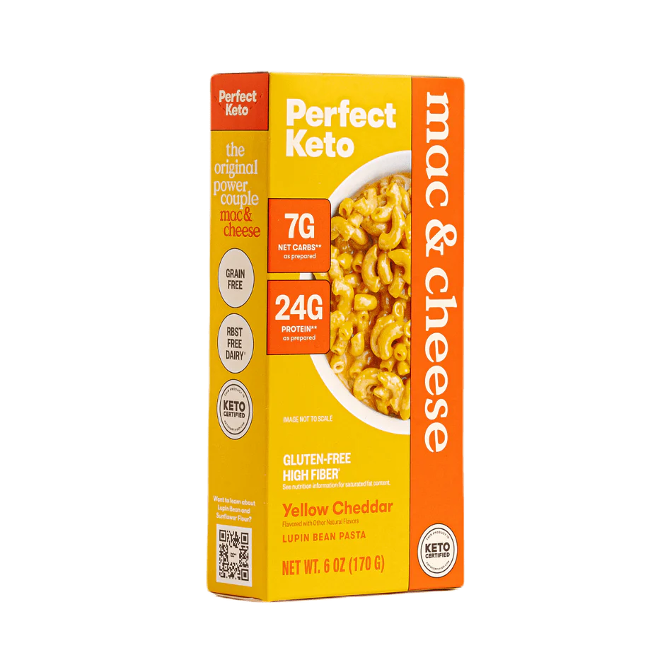 Keto Mac&Cheese Cheddar jaune (170g)
