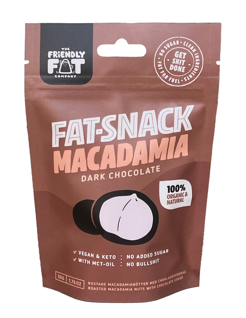 Bio Fat-Snack Macadamia 50gr The Friendly Fat Company