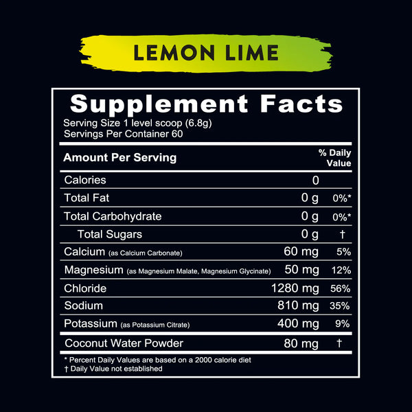 Hydration Drink Mix Lemon Lime 408gr