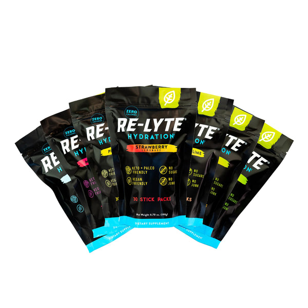Re-Lyte Elektrolyt-Getränkemischung ohne Geschmack (30 Stick-Packungen)