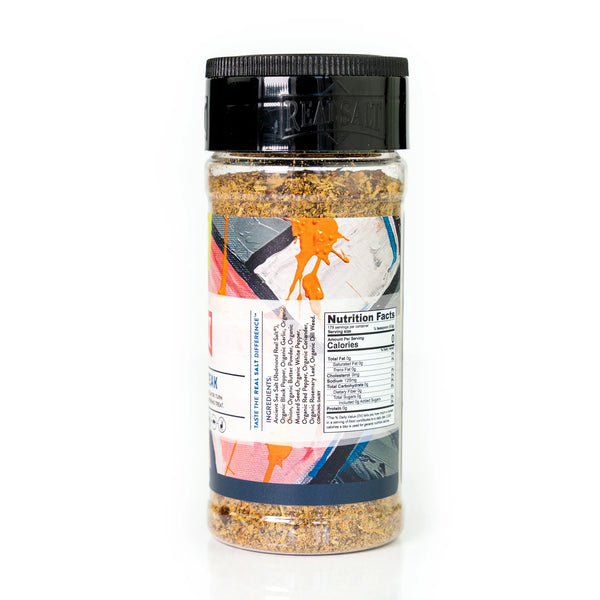 Real Salt <br>Seasonings WASATCH STEAK Shaker 150gr