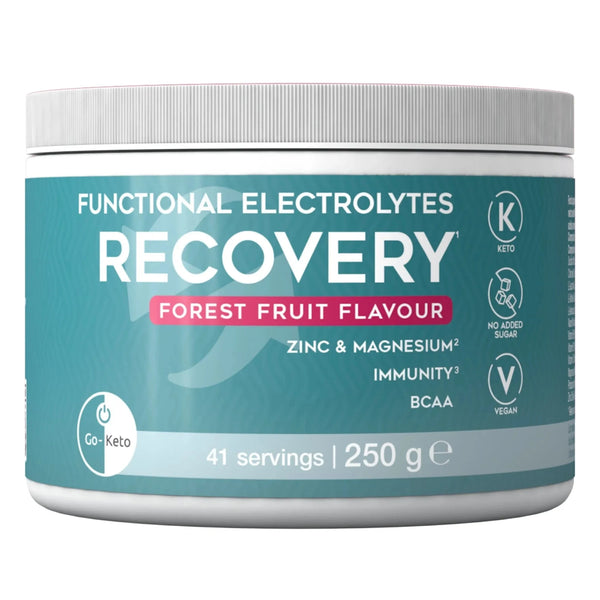 Functional Electrolytes Drink Mix Recovery Forest Fruit Go-Keto 41 servings x6