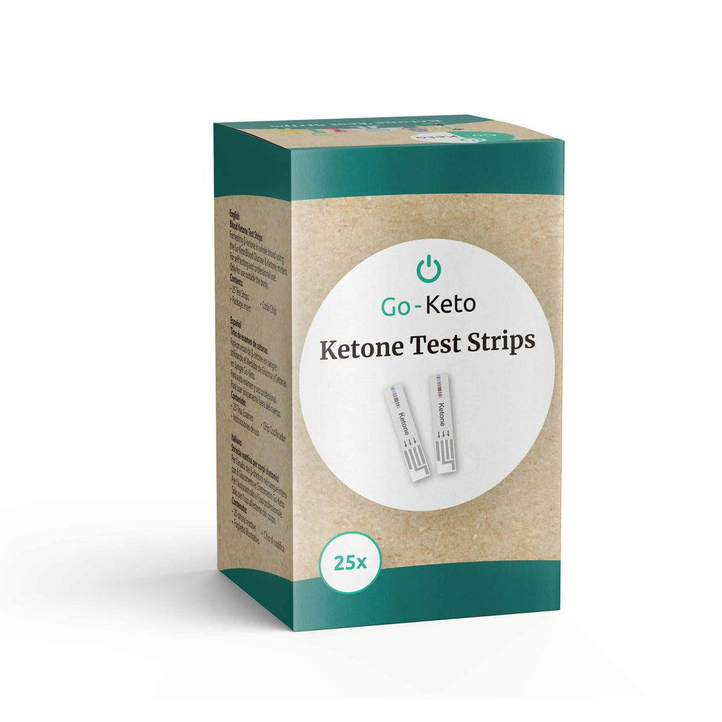 Bandelettes de test de cétone sanguine Go-Keto pour lecteur Go-Keto (x25)