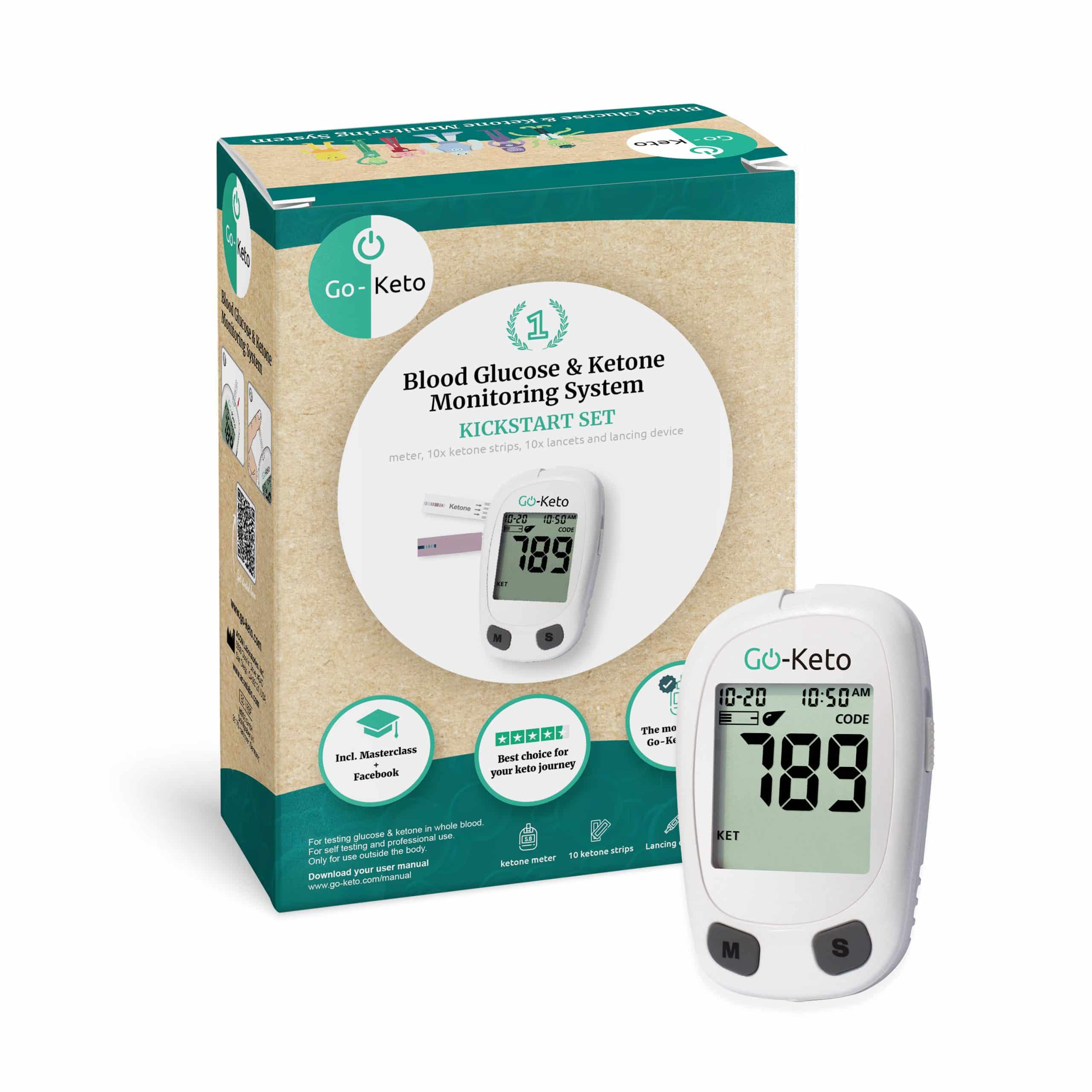 In need of Go-Keto Glucose Ketone Meter Kickstart Set (incl. 10 ketone  strips)?