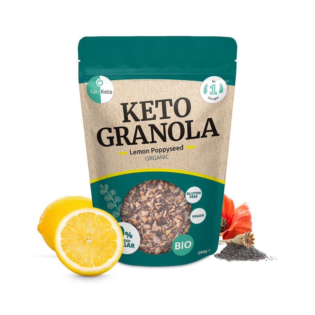 Bio Keto Granola - Citron et graines de pavot