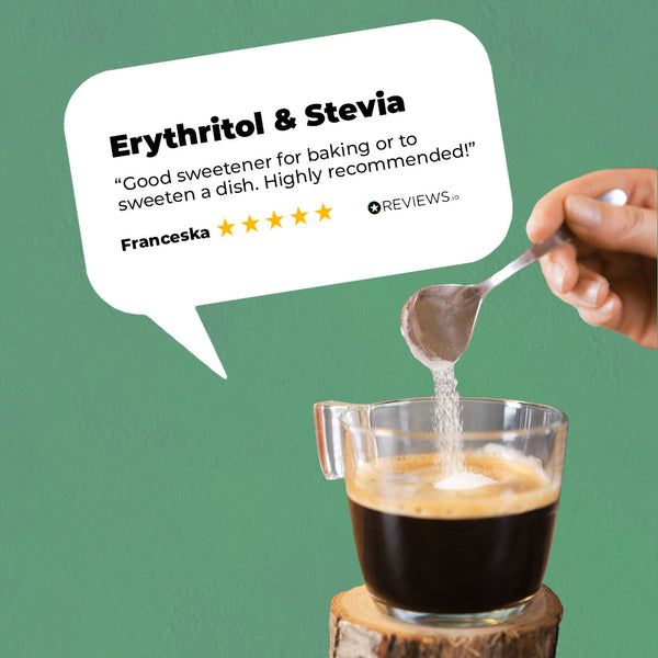 Erythritol Stevia Premium Süßstoff Go-Keto 800g