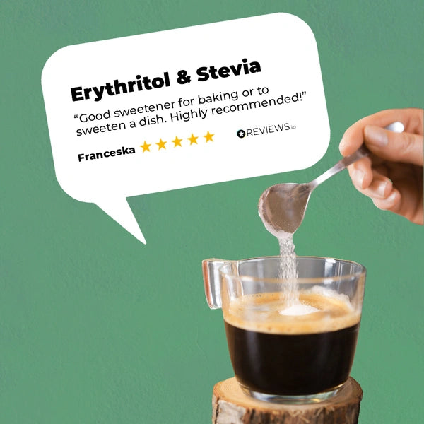 Erythritol Stevia Premium Süßungsmittel Go-Keto 800g