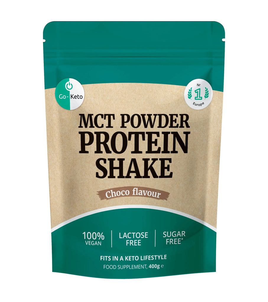 MCT Powder Protein Shake Chocolate Go-Keto 400g Go-Keto