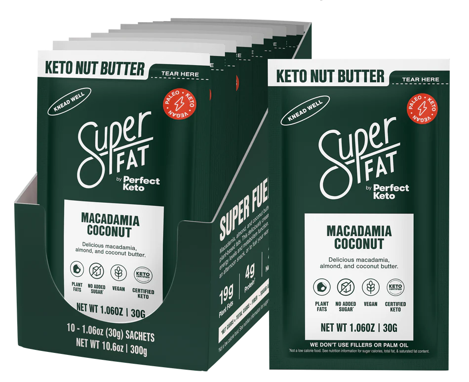Coconut　KetoFitShop　Butter　Nut　Keto　–　Macadamia　x10
