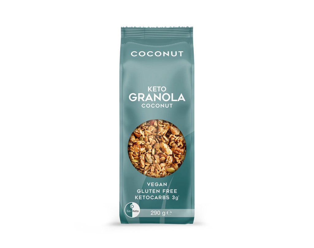 Go-Keto Granola - Coconut 290g Go-Keto P-GK-GRCO-23