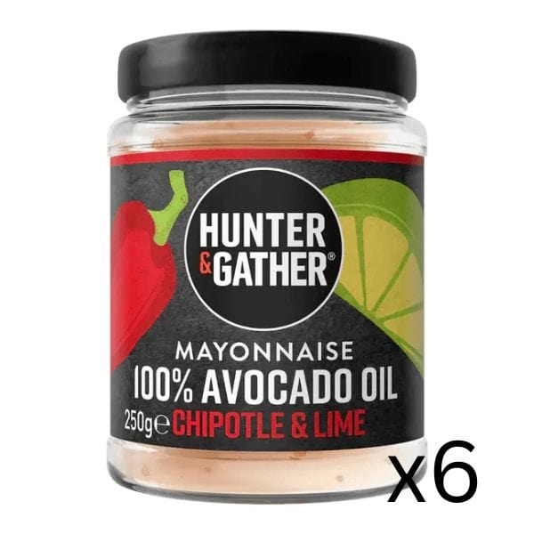 hunter & gather Avocado Oil Mayonnaise Chipotle & Lime Hunter & Gather 630g x6 00900048 KetoFitShop