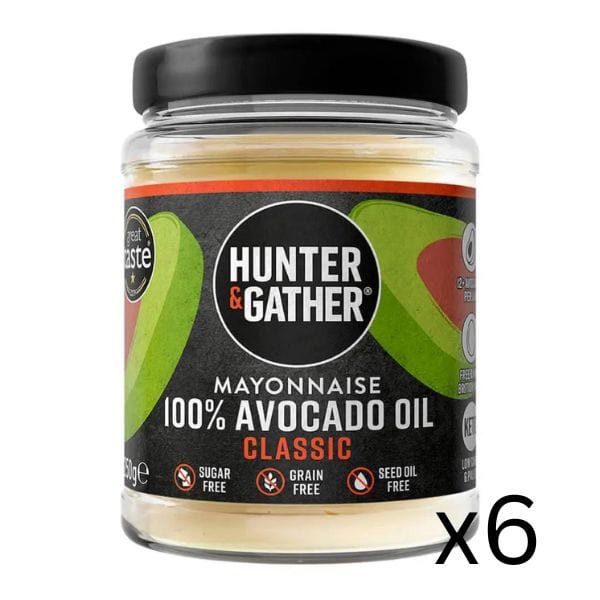 hunter & gather Avocado Oil Mayonnaise Classic Hunter & Gather 250g x6 00900045 KetoFitShop