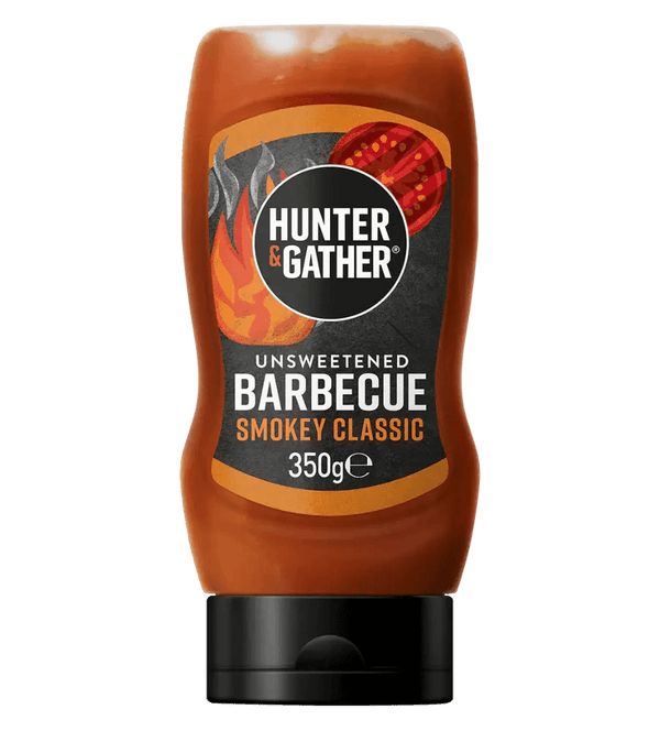 Hunter & Gather Unsweetened Barbecue Sauce Smokey Classic Hunter & Gather 350g 00900039 KetoFitShop