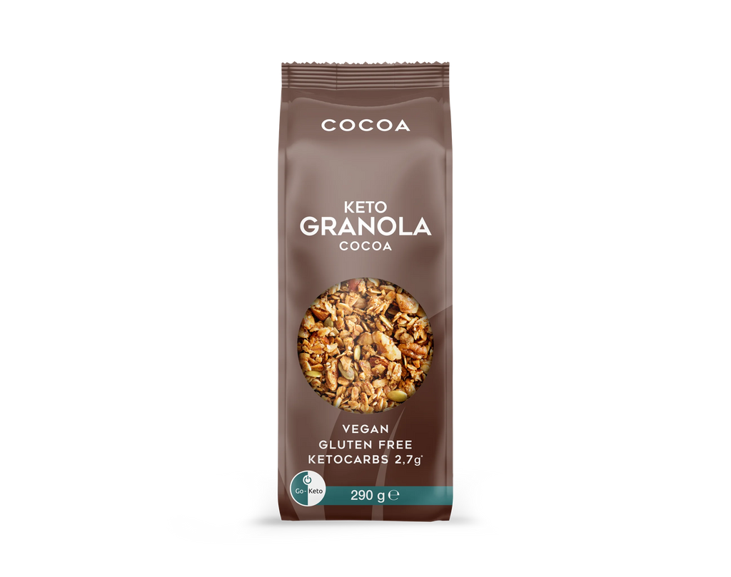 Keto Granola Cocoa Go-Keto 290g  Go-Keto P-GK-GRCA-30