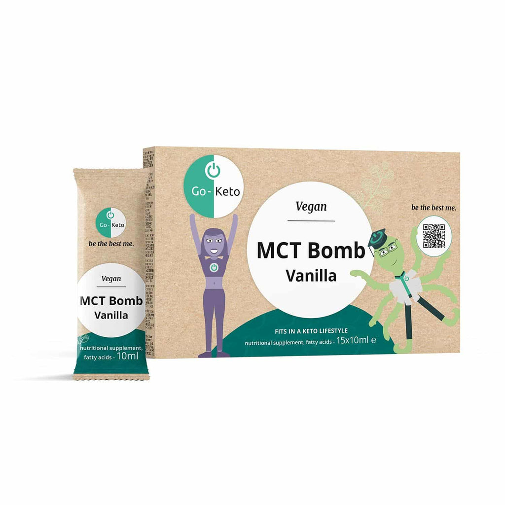 Go-Keto <br>MCT GEL Bomb Vanilla 10ml x15