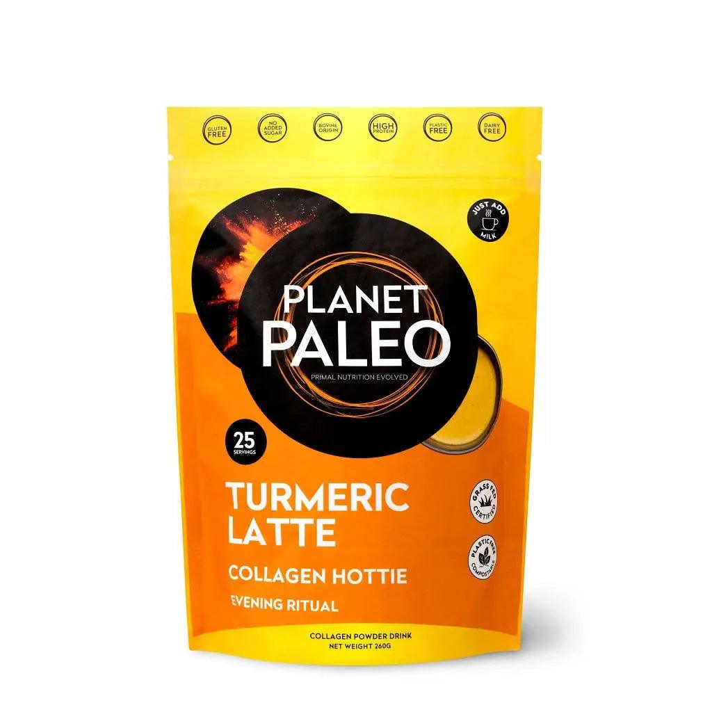 Planet Paleo Collagen Powder Turmeric Latte Planet Paleo 260g 03100007 KetoFitShop