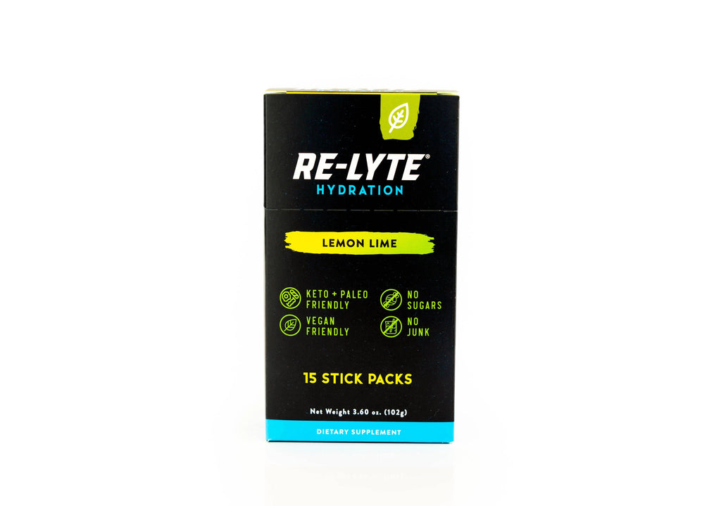 Re-Lyte Electrolyte Hydration Drink Mix Lemon Lime Re-Lyte x15 sticks 03400041 KetoFitShop