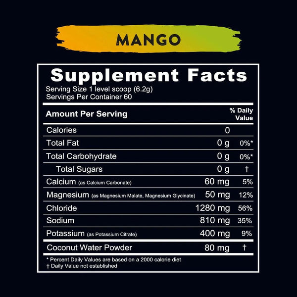 Re-Lyte Electrolyte Hydration Drink Mix Mango Re-Lyte 374g 03400054 KetoFitShop