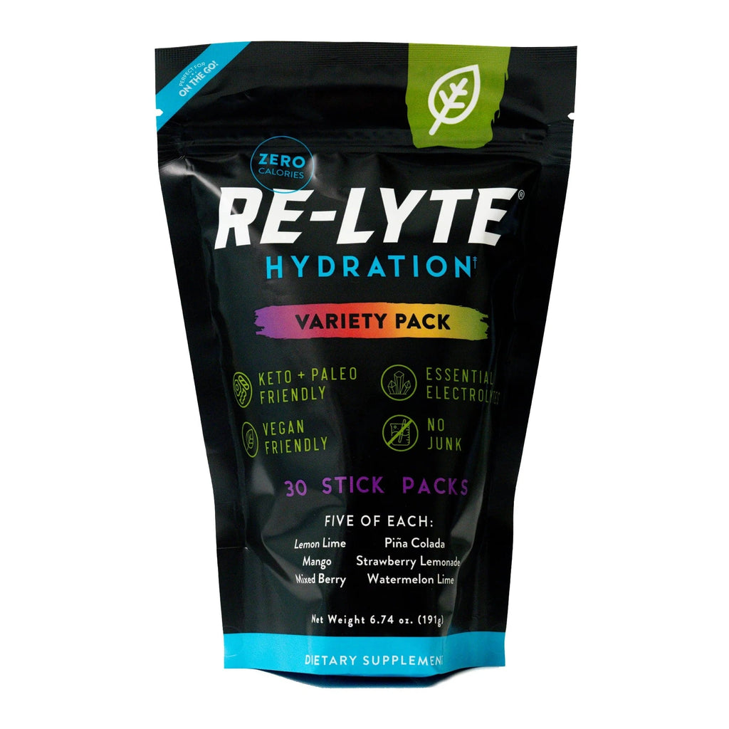 re-lyte Electrolyte Hydration Drink Mix Variety Pack Re-Lyte x30 sticks 03400068 KetoFitShop